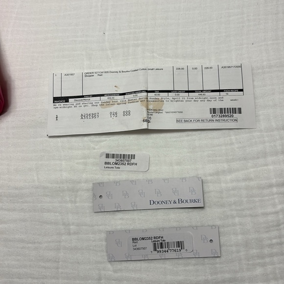 Dooney & Bourke Coated Leisure Shopper Tote - Picture 10 of 12